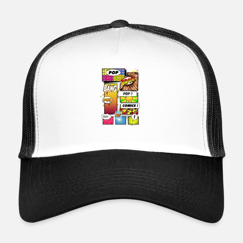 PopArt Comics ! Casquette trucker 