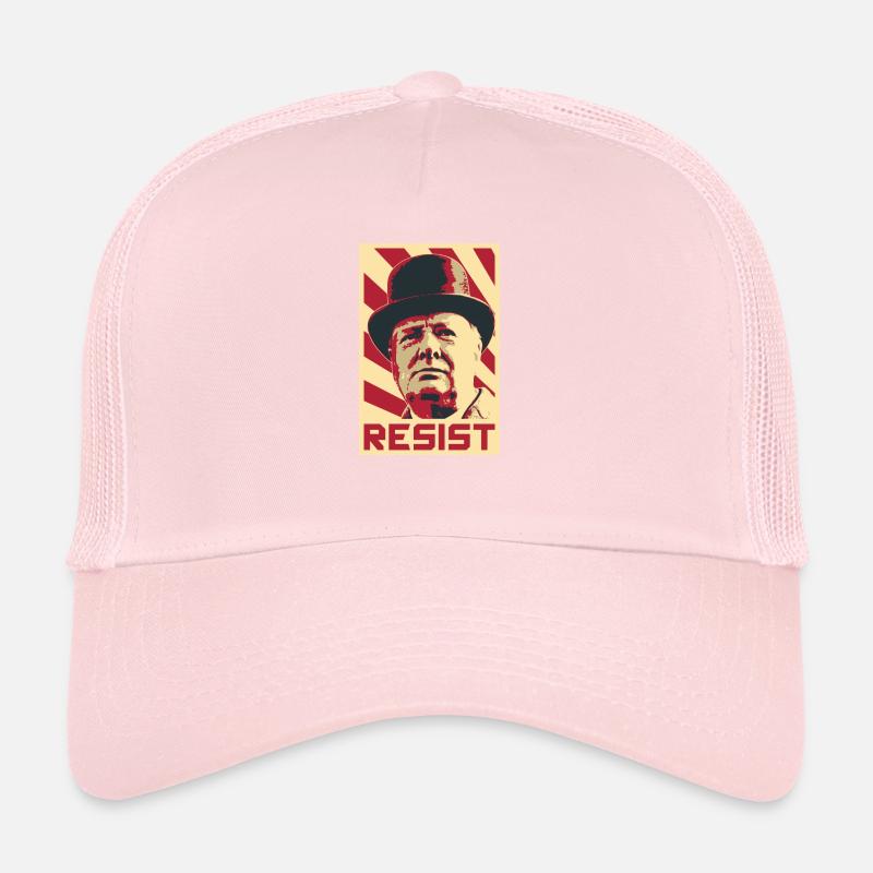 Winston Churchill Rétro propagande Casquette trucker 