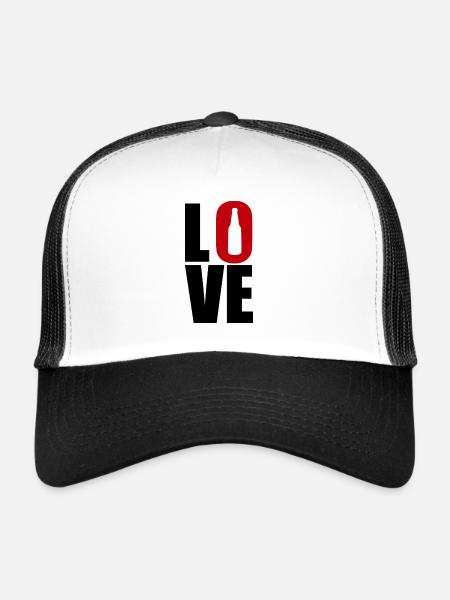 LIEBE Bier - Trucker Cap - Weiß/Schwarz