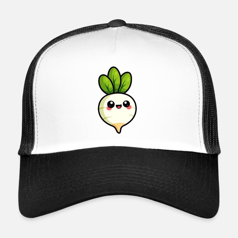 Radish / Vegetables - Trucker Cap - white/black
