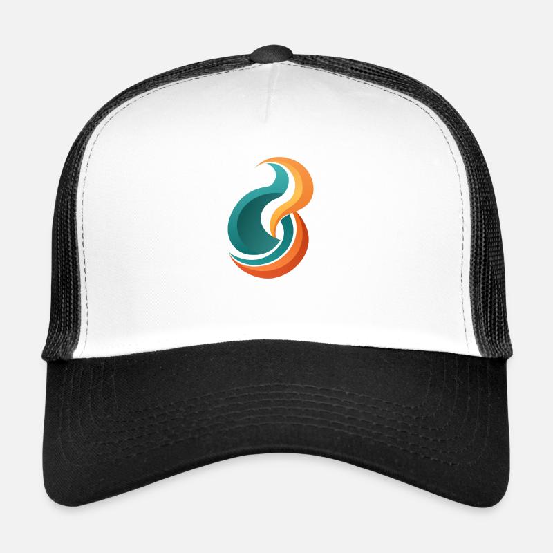 Flame Wave Trucker Cap