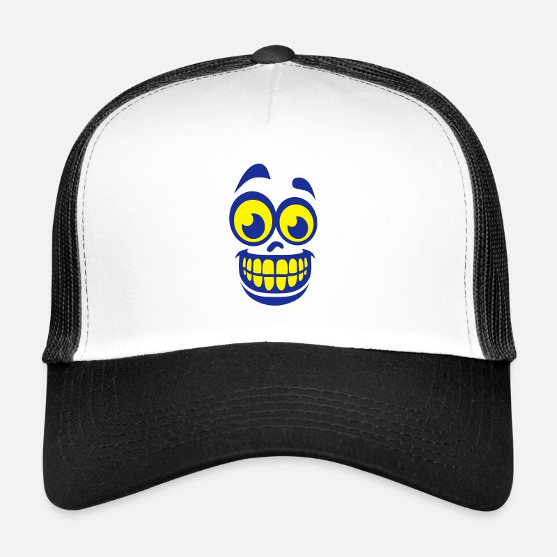 smiley smile teeth Trucker Cap
