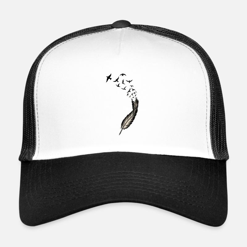 feder mit vögel Trucker Cap
