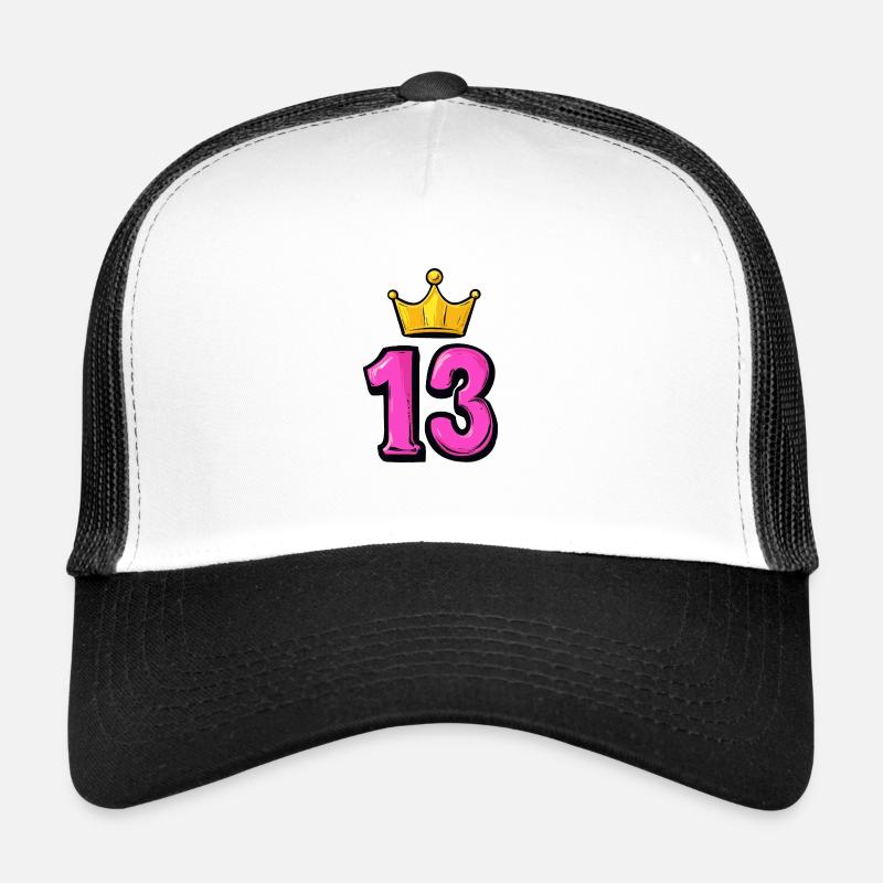 Couronne à 13 chiffres Casquette trucker 