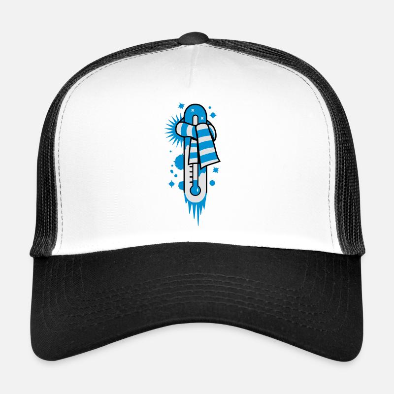 Thermometer on the freezing point Trucker Cap