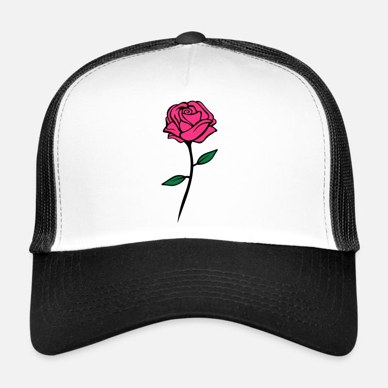 rose design Trucker Cap