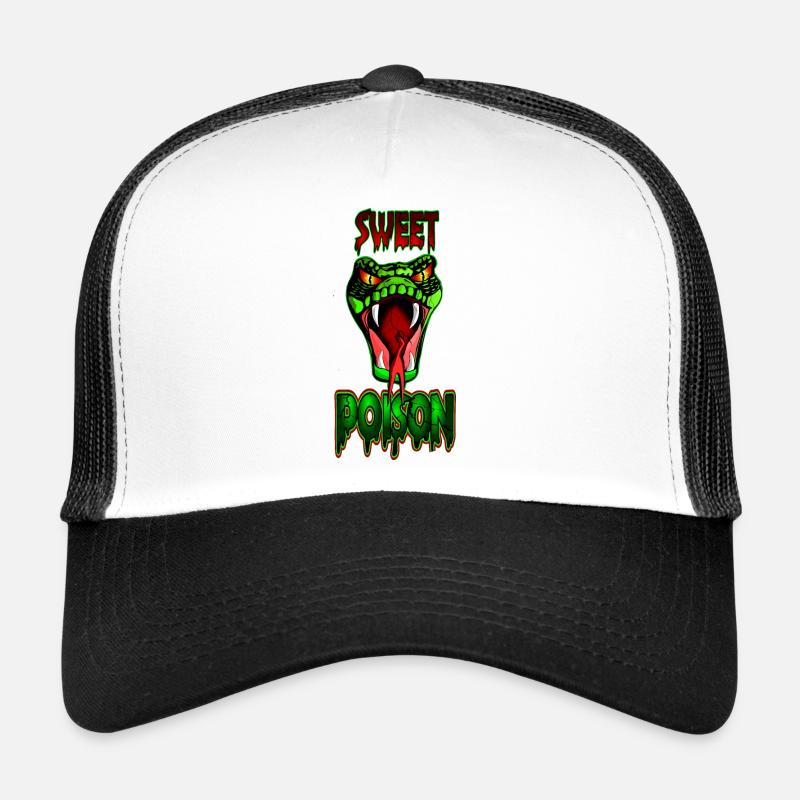 Gift - Trucker Cap - Weiß/Schwarz
