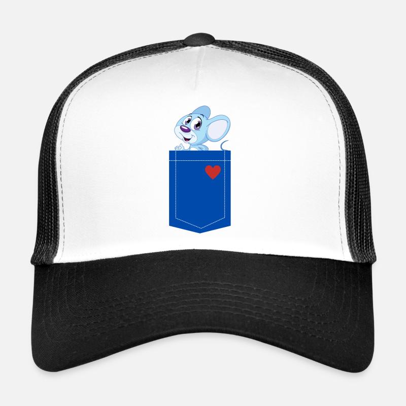 Mouse in a pocket - Kids Tee Trucker Cap