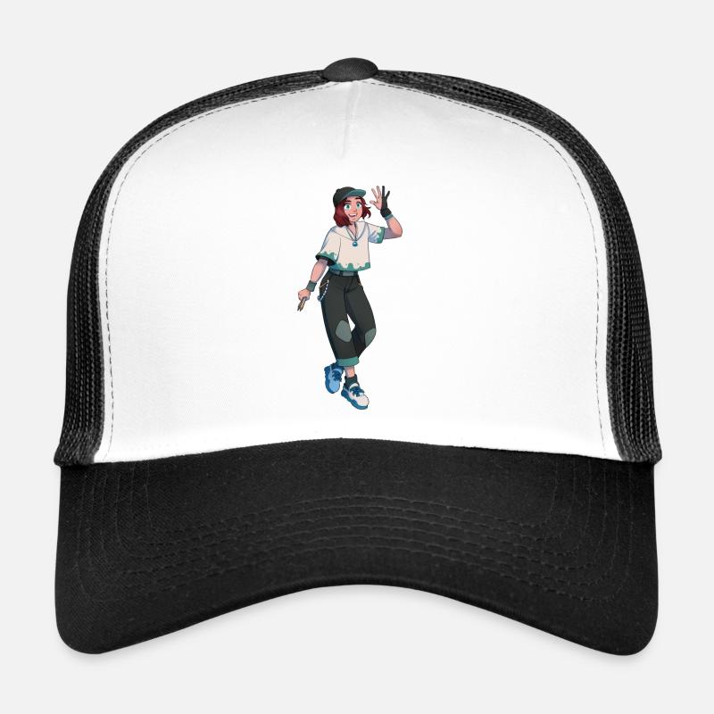 Fria - Trucker Cap - Weiß/Schwarz