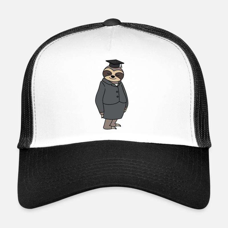 Sloth graduated with PhD hat exam passed Trucker Cap