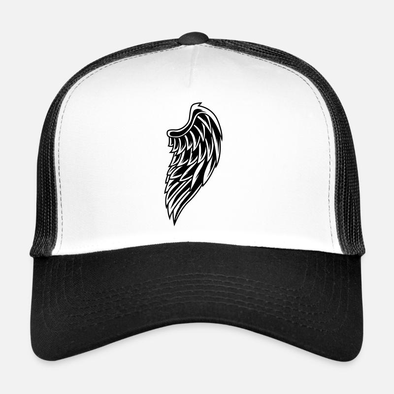 wings - Trucker Cap - Weiß/Schwarz