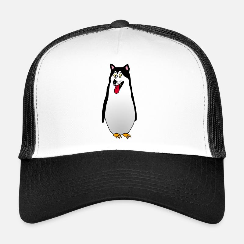 Penguin Dog Trucker Cap