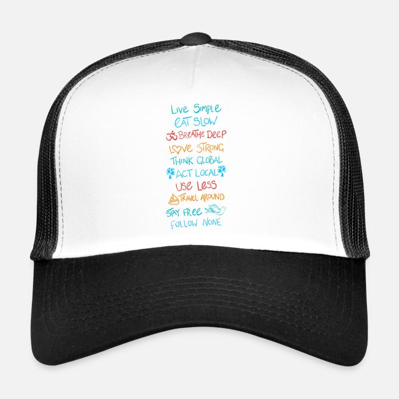 Vivre simple 2 Casquette trucker 
