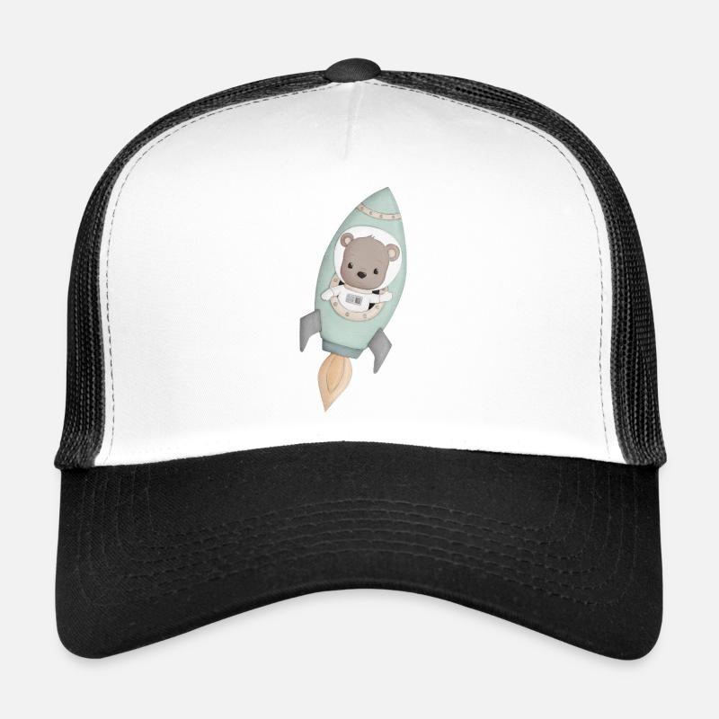 petit ours mignon en astronaute Casquette trucker 