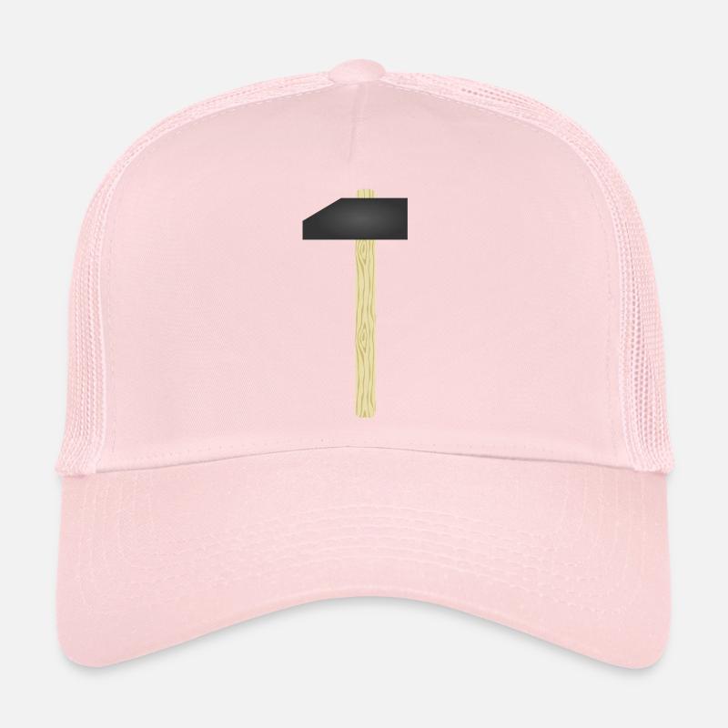 Conception de marteau en métal Casquette trucker 