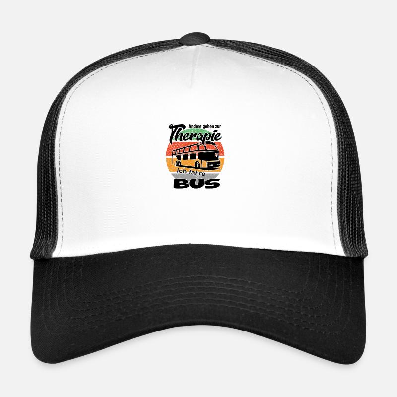 Busfahrer Omnibusfahrer - Trucker Cap - Weiß/Schwarz