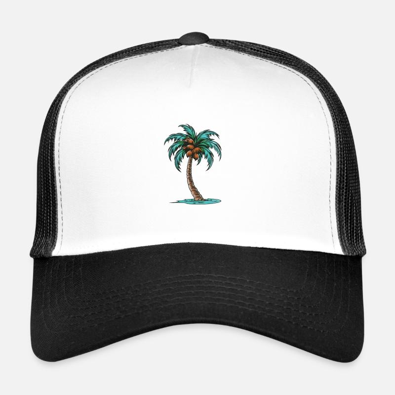 Icône de palmier Casquette trucker 