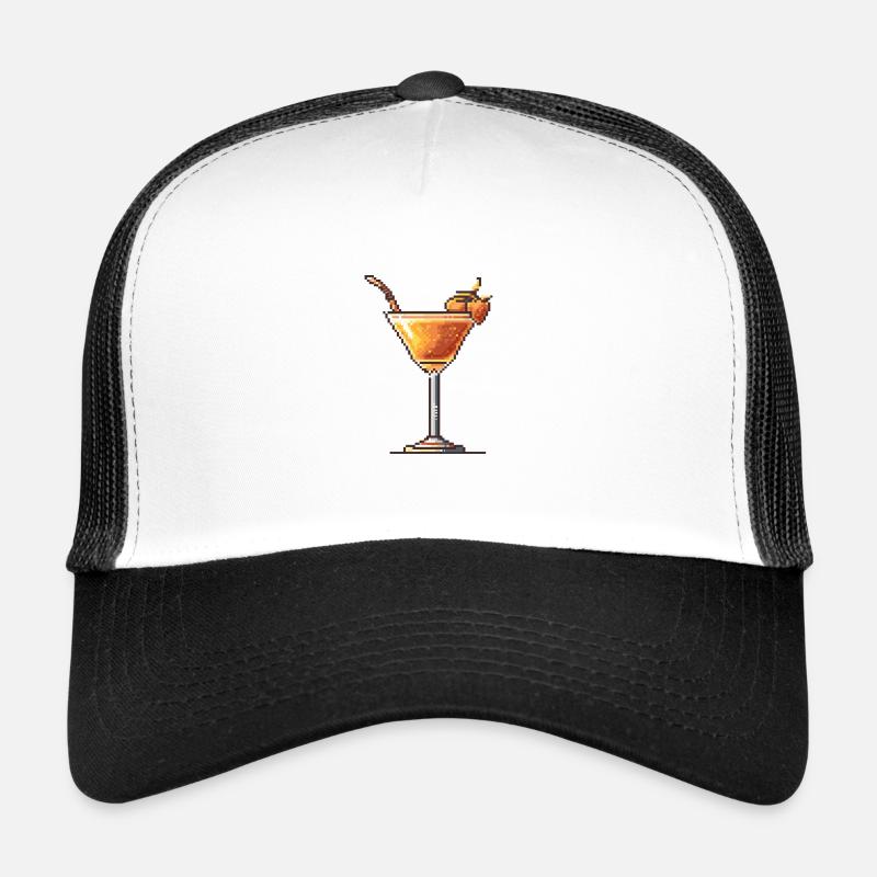 Joueur de pixels de cocktail Casquette trucker 