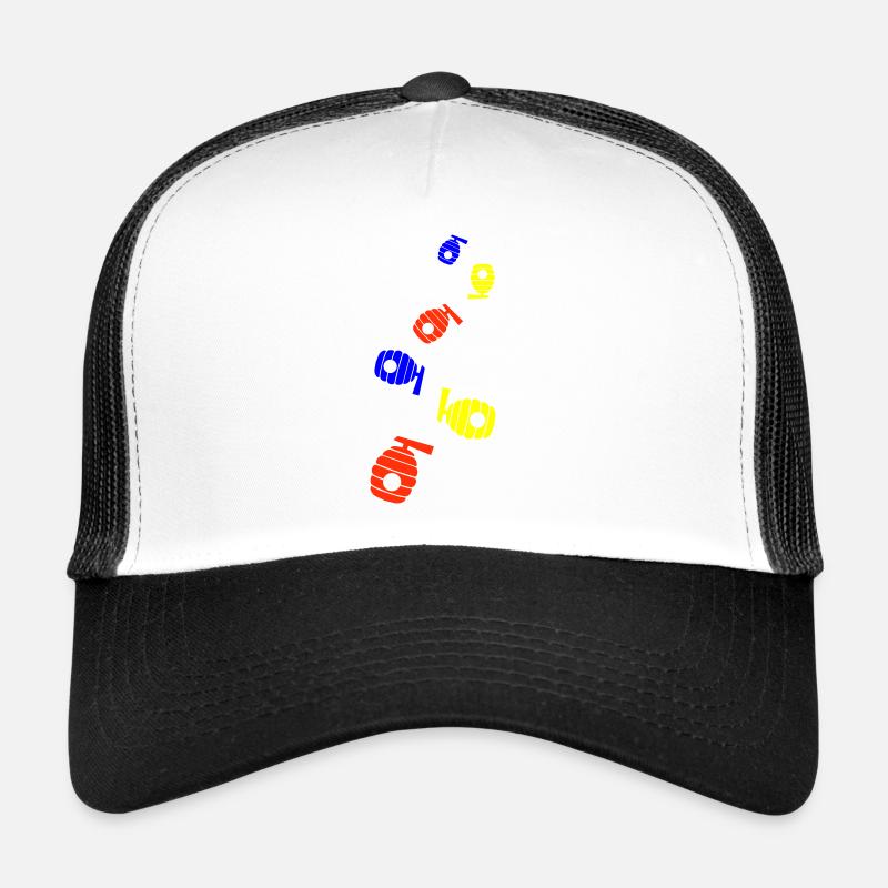 Imker Icon honig - Trucker Cap - Weiß/Schwarz