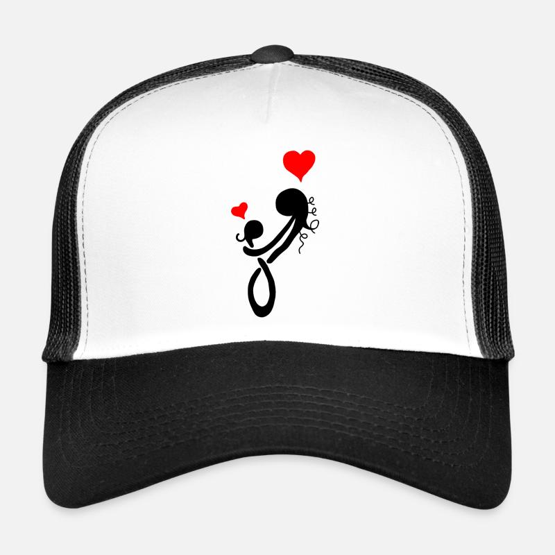 Mère Fille Aimer Casquette trucker 