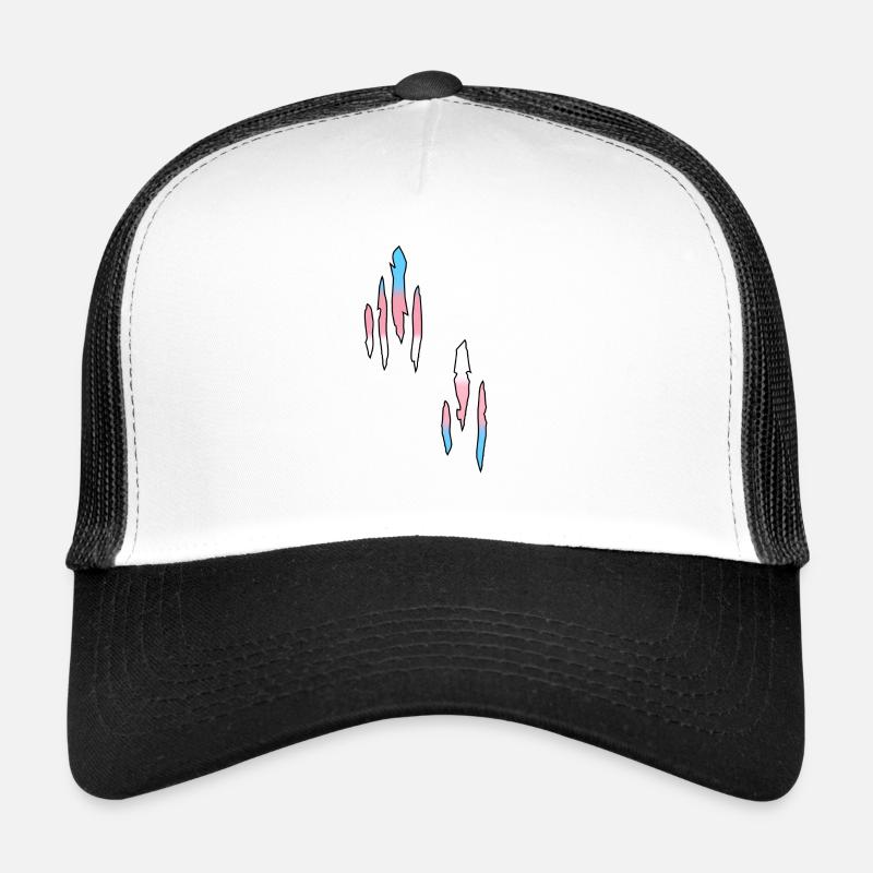 Trans Pride, Lgbtq - Trucker Cap - Weiß/Schwarz