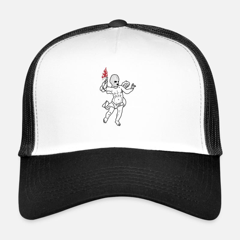 flamme cubide Casquette trucker 