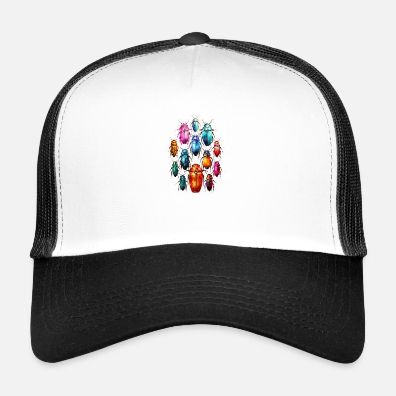 Coole Wasserfarben Boho Kaefer Insekten Trucker Cap
