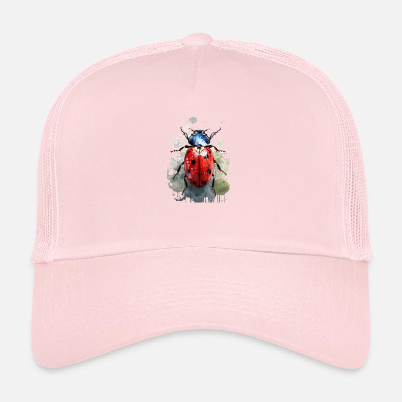 Cooler Wasserfarben Boho Marienkaefer Insekt Trucker Cap