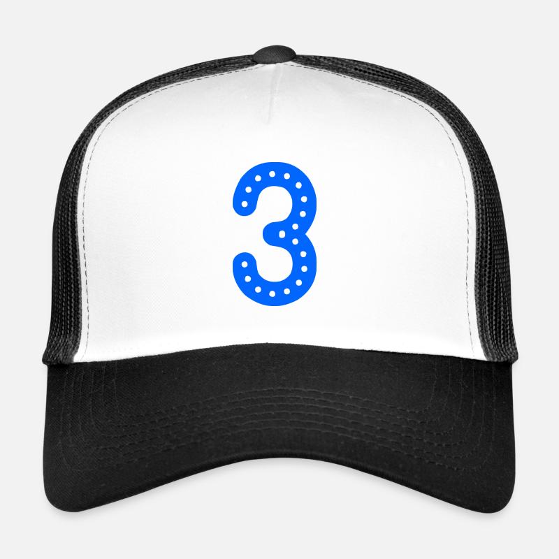 3 ANS. 3e ANNIVERSAIRE. ANNIVERSAIRE 3 ANS. 3 Casquette trucker 