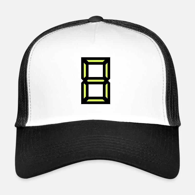8. 8 YEARS. EIGHT. 8TH ANNIVERSARY. ANNIVERSARY Trucker Cap