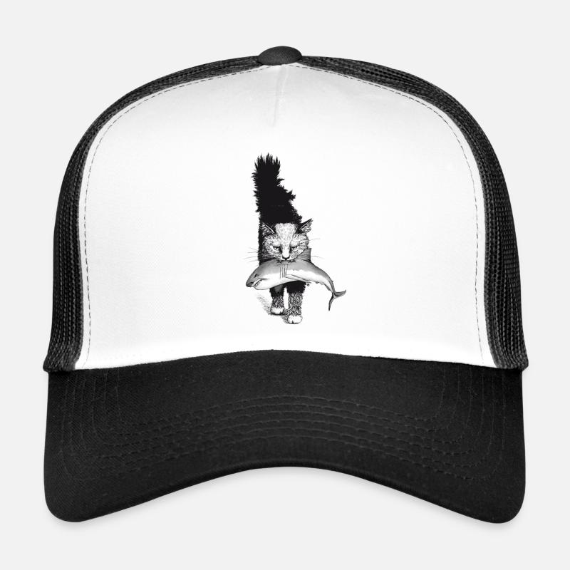 Shark Cat Trucker Cap