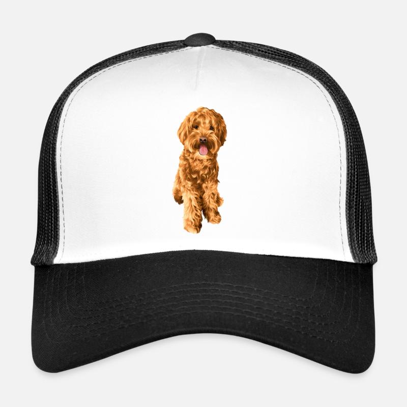Goldendoodle Schnoodle - Trucker Cap - Weiß/Schwarz
