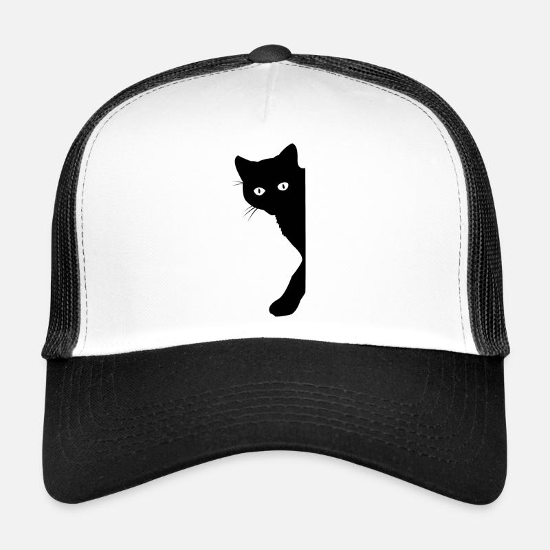 Chat noir Casquette trucker 