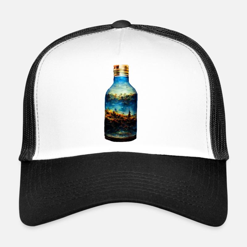 Un monde dans une bouteille Casquette trucker 