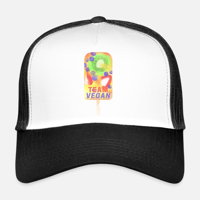 Team Vegan Cream Trucker Cap