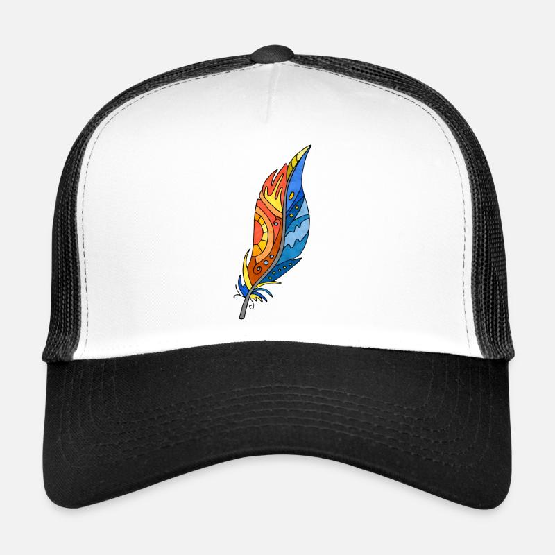 Feather Trucker Cap