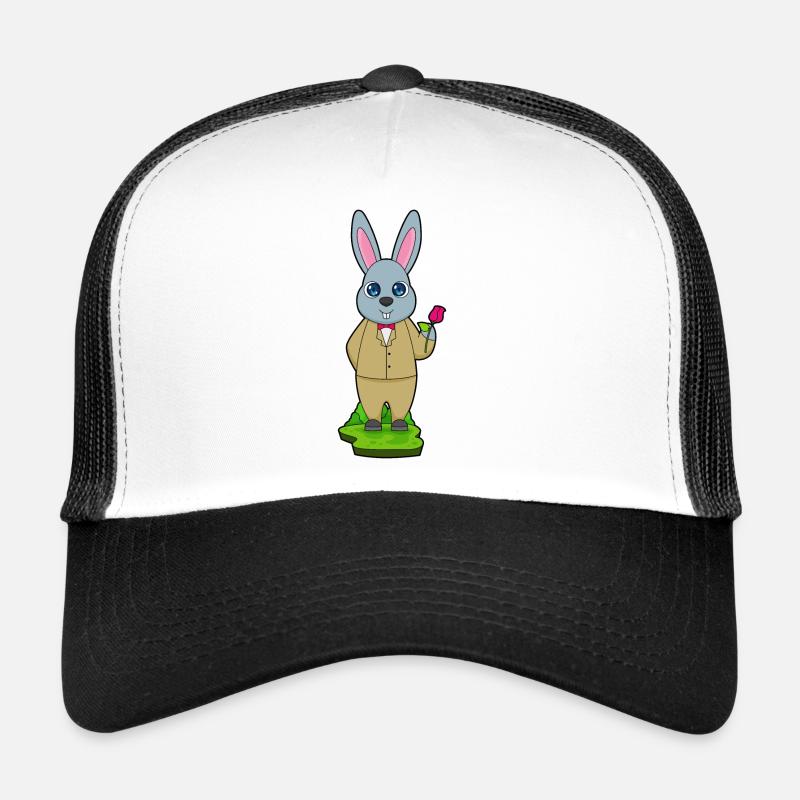 Rabbit Groom Suit Wedding Trucker Cap