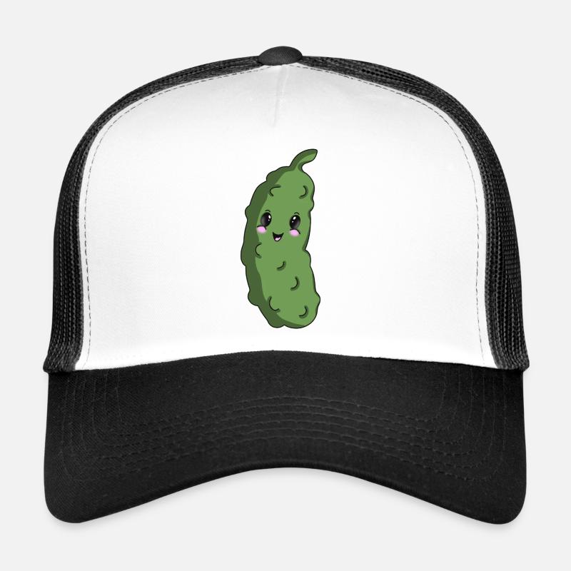 Süßes Gürkchen - Trucker Cap - Weiß/Schwarz