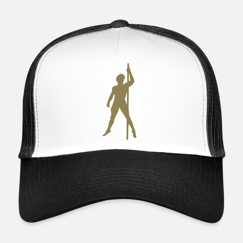 Männer Silhouette Pole Dance Exotischer Tanz Trucker Cap
