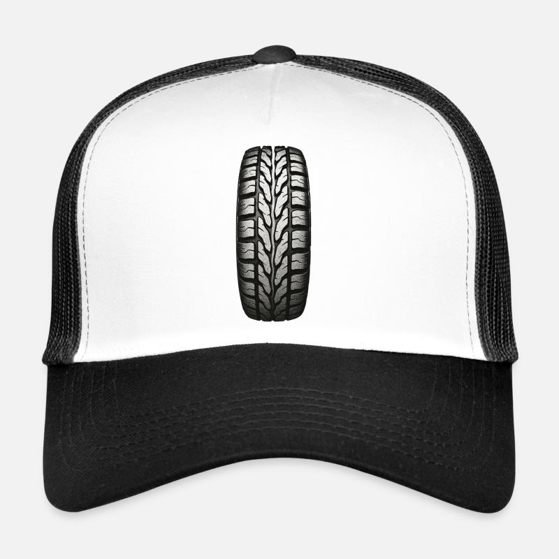 Motif de bande de roulement des pneus Casquette trucker 