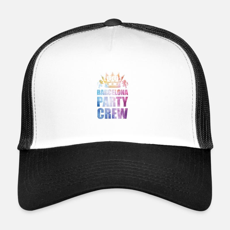 Dicton de l’équipe de fête de Barcelone Casquette trucker 