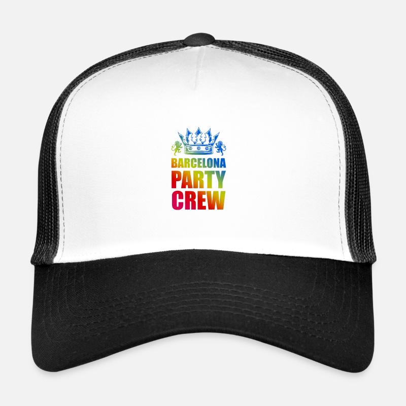 Dicton de l’équipe de la fête de Barcelone Casquette trucker 
