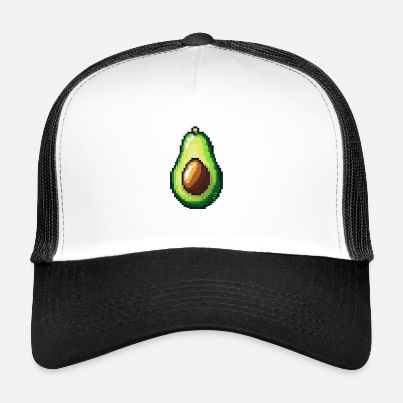 Avokado Pixel Gamer Trucker Cap