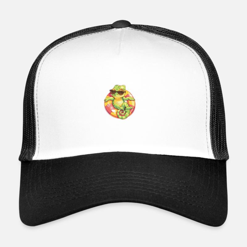 Caméléon Bande Dessinée Cool Casquette trucker 