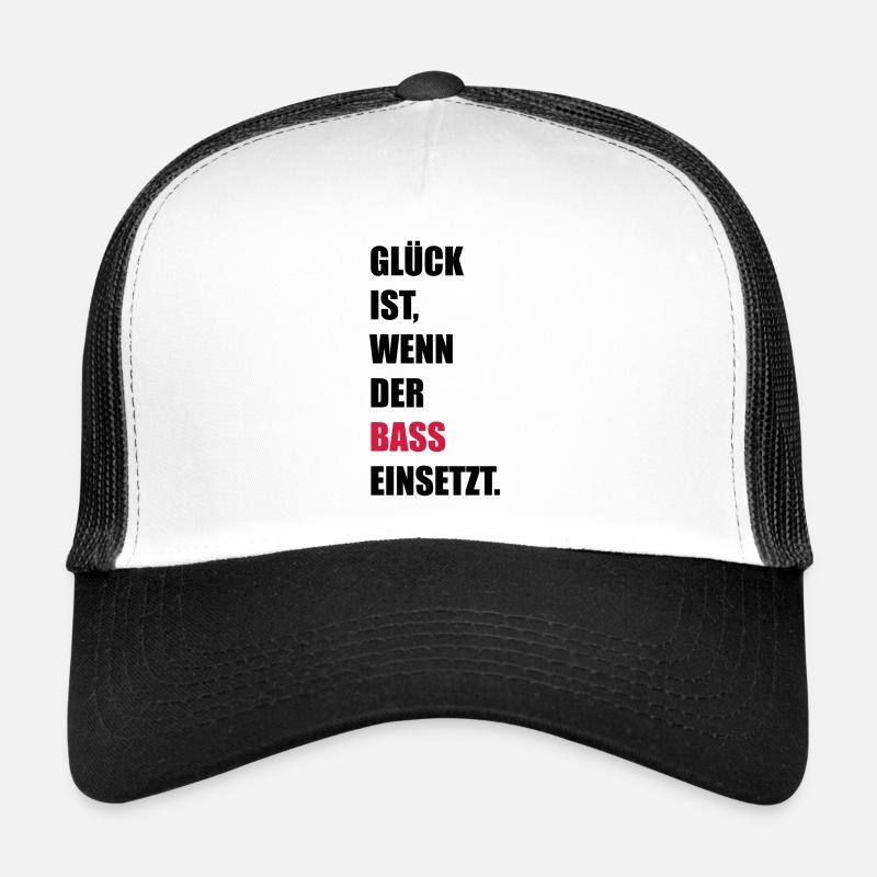 Bass - Trucker Cap - Weiß/Schwarz