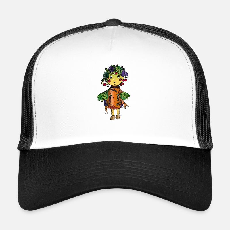 Regionales Gemüse - Trucker Cap - Weiß/Schwarz