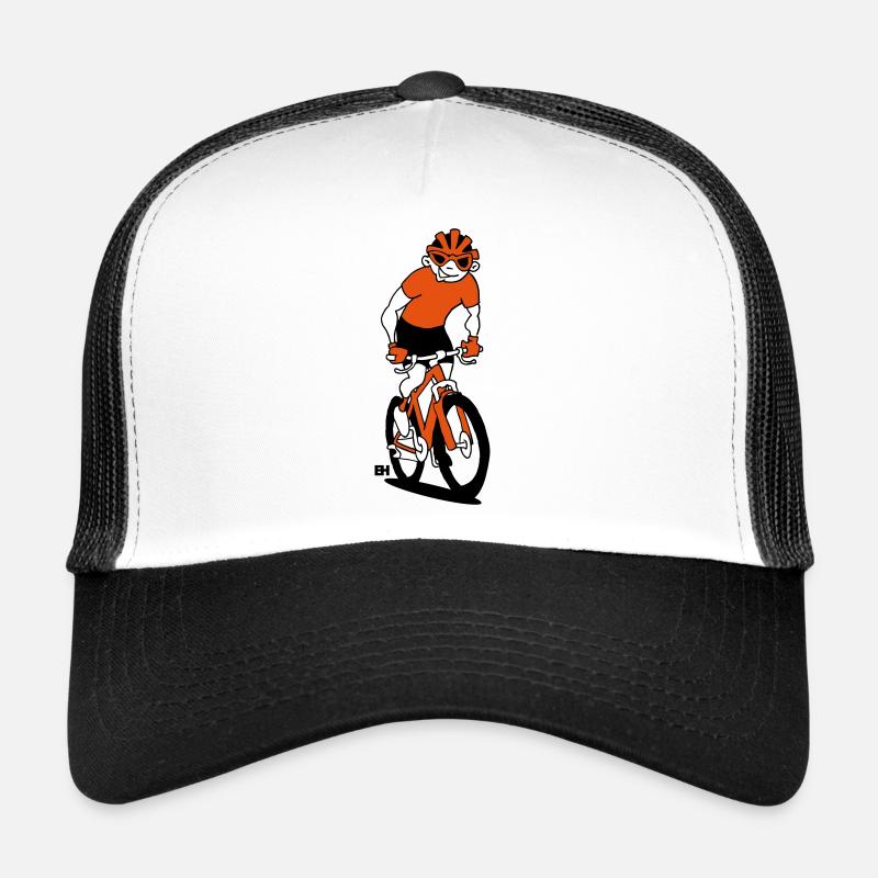 VTT v tc - Casquette trucker  - blanc/noir
