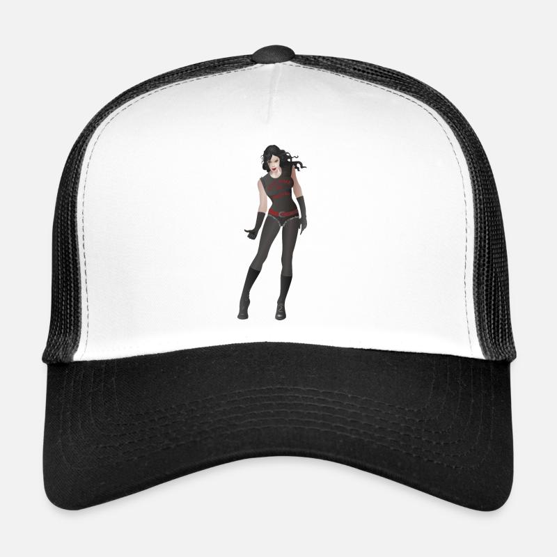 MÄDCHEN IN SCHWARZ - Hommage an Milo Manara Trucker Cap