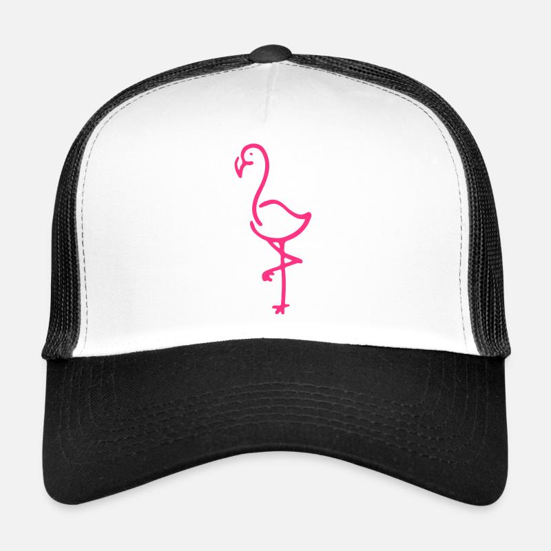 Flamingo Design / Geschenkidee / bunter Vogel Trucker Cap