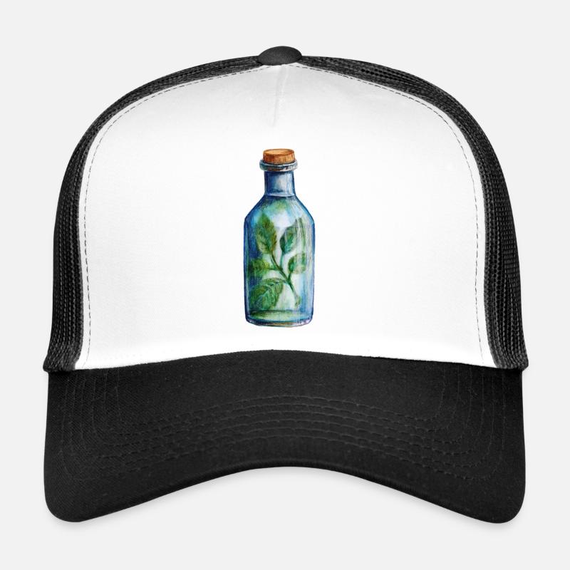 Herb Witch Cocktailtime Magic Design Trucker Cap